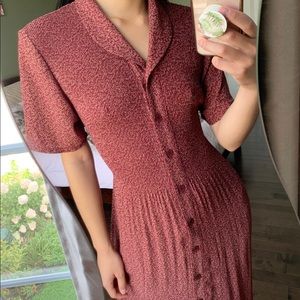 2/$30✨Vintage Button Down Dress